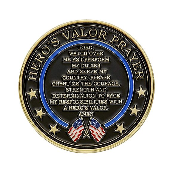 EMS Medic Prayer Coin EMS Medic Challenge Coin Gift for Emergency Service Worker - Picture 3 of 3